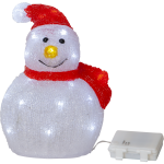 Star Trading Snjókarl 25cm 30ljós 6/18h