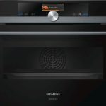 Siemens baksturs/örbylgjuofn iQ700 svart