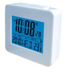 Denver Vekjaraklukka Hvít