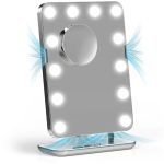 Sharper Spegill m/ljósi og blæstri