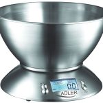 Adler eldhúsvog með skál, stál (9)